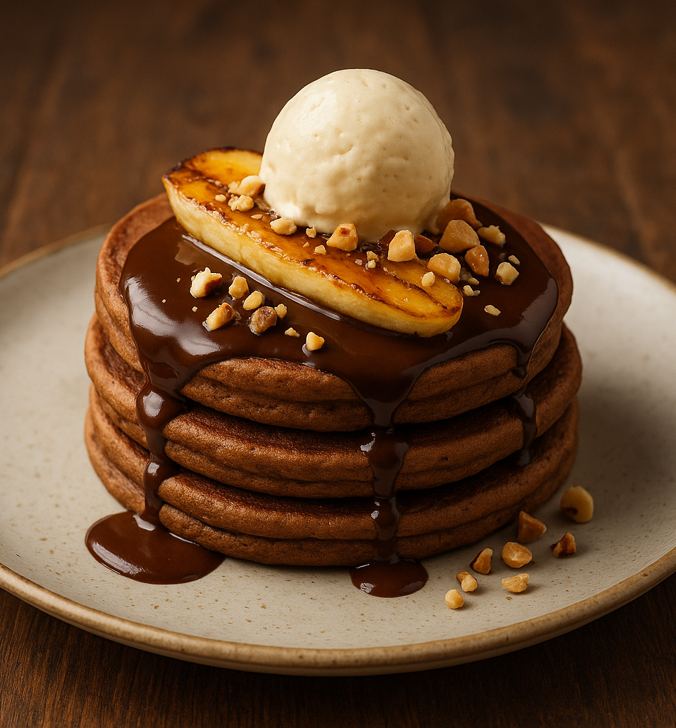 Chocolate Tonka Pancakes